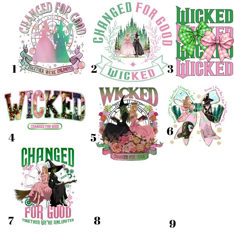 The Wicked Wizard DTF Transfer Ready to Press for T Shirt, Changed for ...