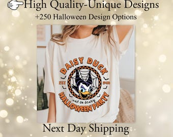 Daisy Halloween DTF Prints Heat Transfer, Disney Halloween Ready To Press, Disney Halloween Party DTF, Disney Halloween Transfer