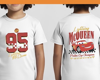 Lightning McQueen Ready to Press, Cars DTF Transfer Designs, Ready to Press PNG Files for Crafting, Sublimation, and Custom Projects