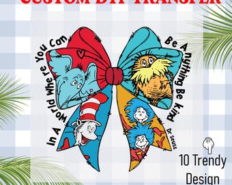 Dr Seuss Day Ready To Press, Dr Seuss Coquette DTF, Cat In The Hat DTF, Dr Seuss Heat Transfer,Teacher Life Dtf Transfer,Read Across America