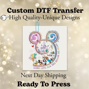 Long Live All The Magic We Made DTF TRANSFER, Ready to Press, Heat Transfer,Tshirt Transfer, Direct to Film Ready to Press