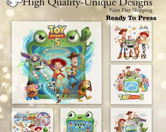 Toy Story 5 Dtf, Disney Lover Gift Direct To Film, Toy Story 2026 Dtf Print for Shirts, Ready To Press