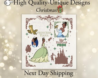 The Princess and the Frog Ready To Press, Tiana Dtf, Disney Dtf, Tiana Print Transfer, Disney Princess Dtf Transfer