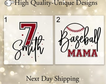 Baseball Mama DTF Transfer, Retro Sports Heat Press Print