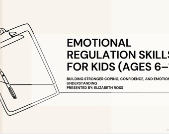 Trainingsdia's voor emotionele-regulatievaardigheden – Trauma-geïnformeerde bronnen (pdf-download)