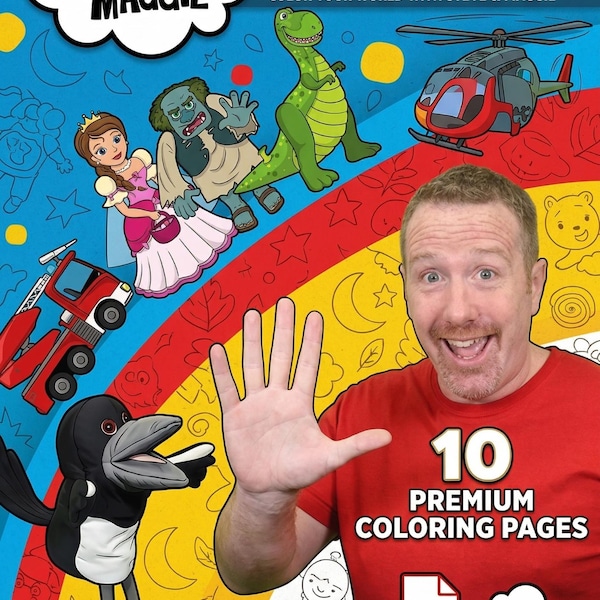 Printable Maggie, toddler coloring, Steve and Maggie, Maggie bird, Maggie, Printable Coloring Pages For Kids, preschool coloring, Toddler