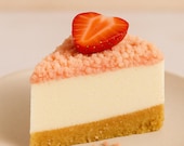 Strawberry Shortcake Cheesecake, Digital Download, Recipe Download, recipe print out, simple dessert plate, cook bake dessert, AmazingRecipe