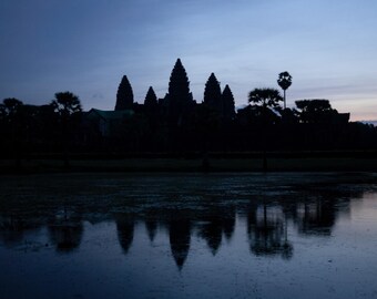 Angkor Wat at Sunrise #1, Siem Reap, Cambodia– Museum-Grade Metal Print