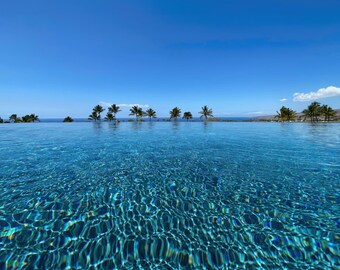 Infinity Blue #1, Big Island, Hawaii — Museum-Grade Metal Print