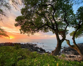 Mauna Kea Sunset, Big Island, Hawaii– Museum-Grade Metal Print