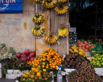 Hanoi Market – Museum-Grade Metal Print