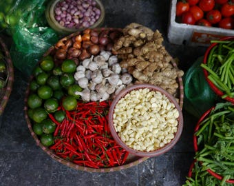Market Aromatics, Hoi An #2 (rectangle) – Museum-Grade Metal Print