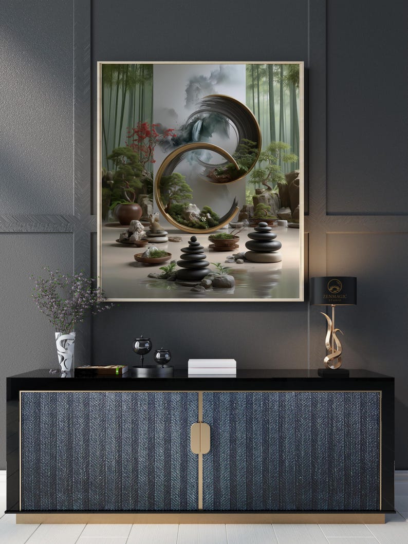 Enso Circle Zen Art - Etsy