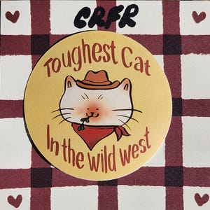 Cowboy Cat Sticker