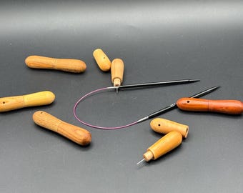 interchangeable knitting needle key with handle (with cap)