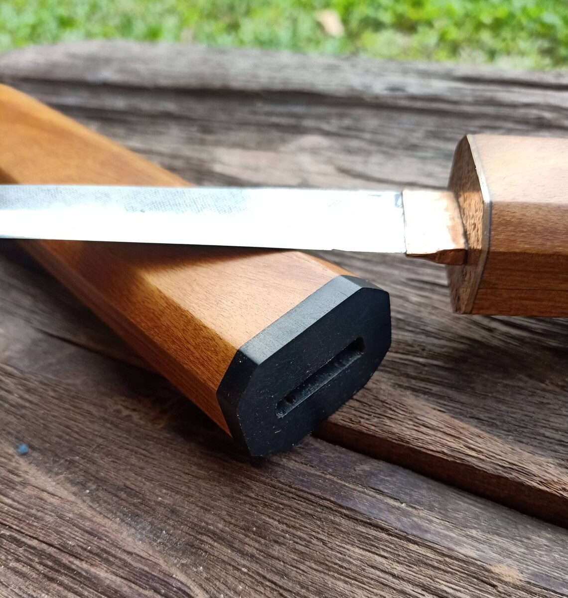 Handmade Japanese Style Knife Unique Knife Wooden Case Etsy