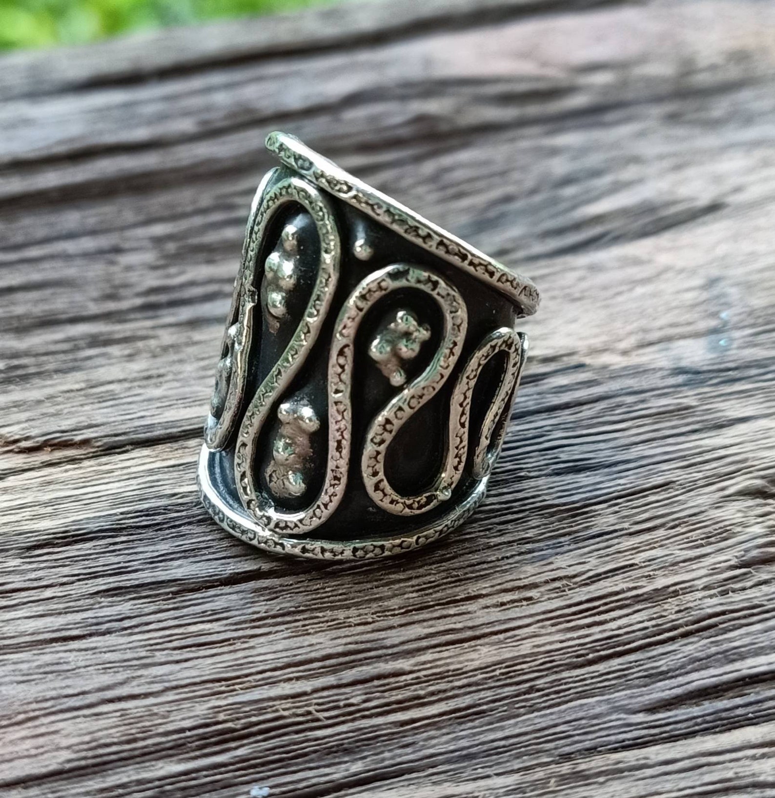 Handmade Sterling Silver Statement Ring Sterling Silver Etsy