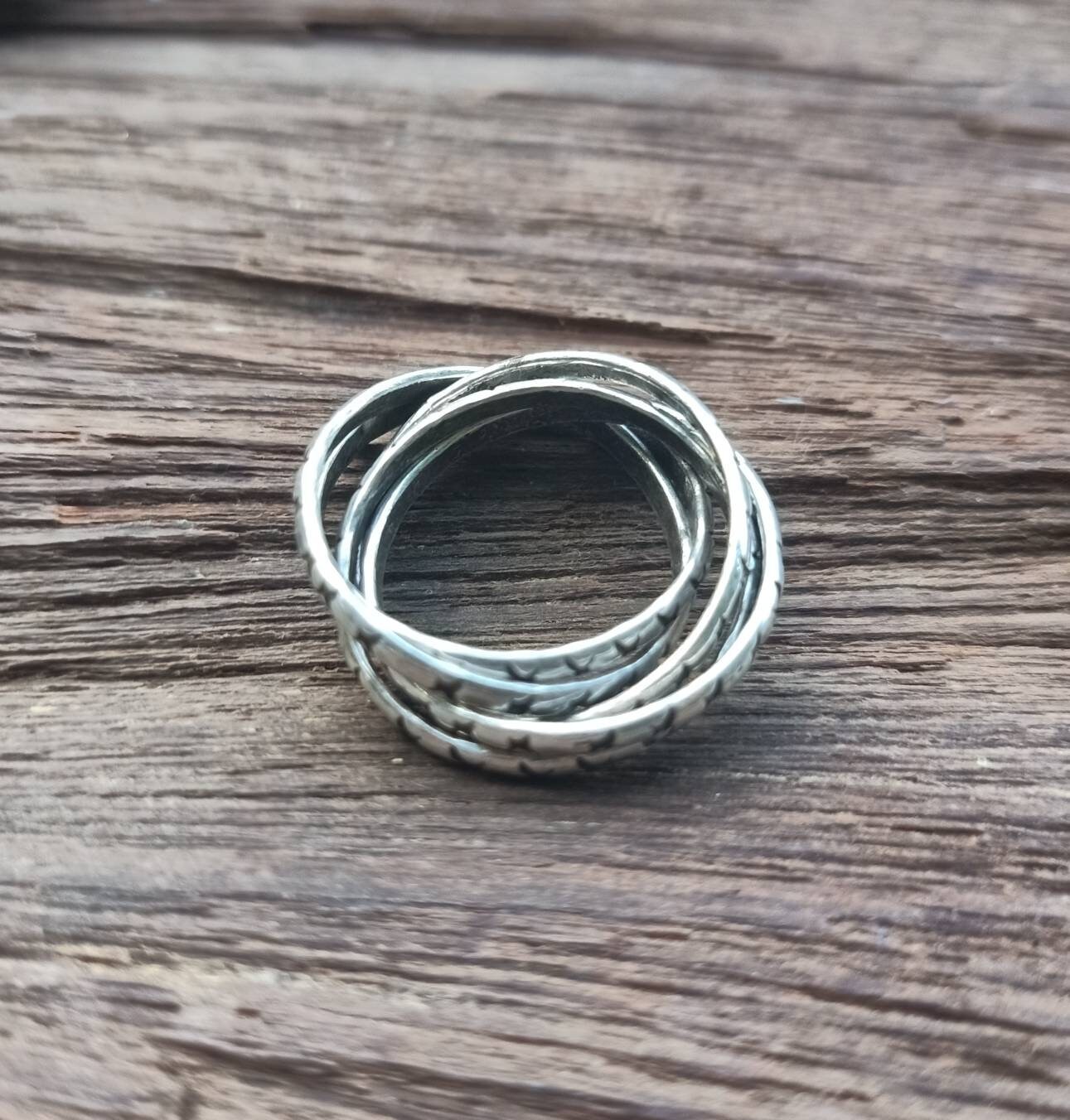 Handmade Sterling Silver Russian Wedding Band Style Ring Etsy