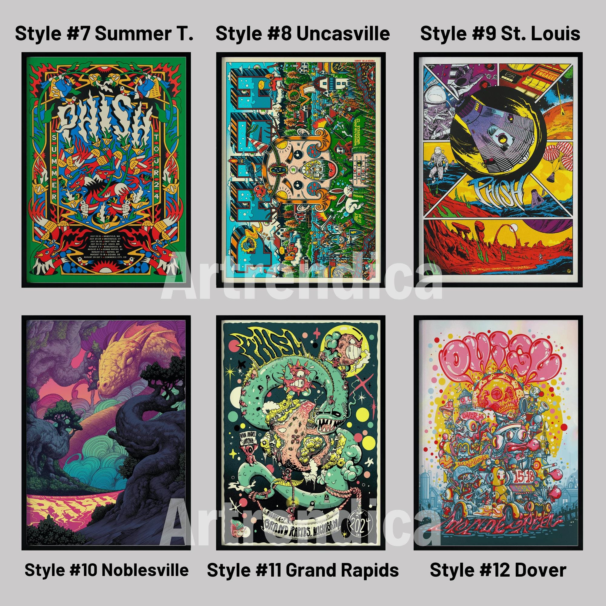Discover Phish All Posters, Phish Moody Center Austin Texas June 27 28 Poster