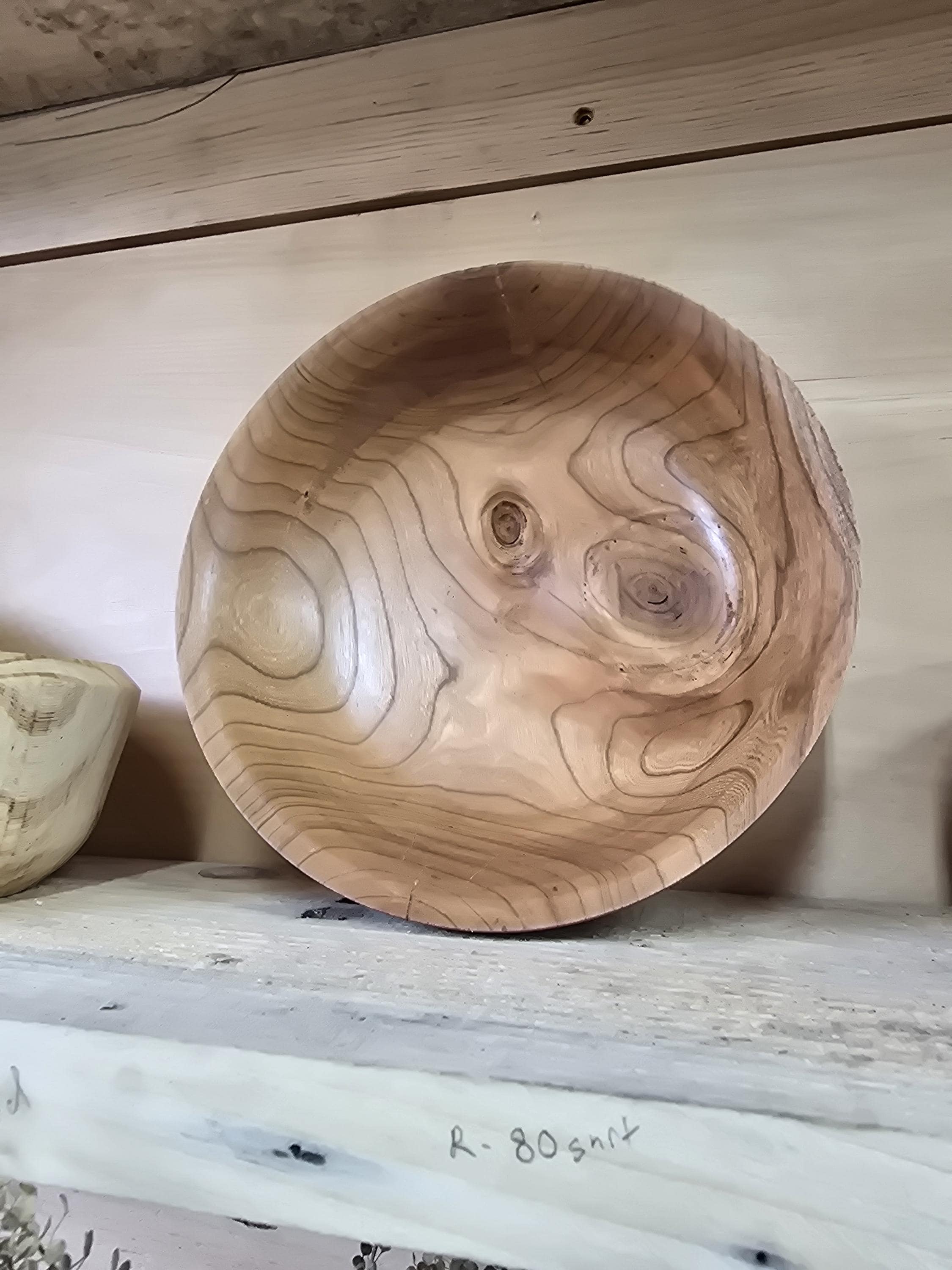 Hand turned cherry wood bowls.