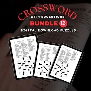 Crossword Puzzles PDF for Adult - Mind bender Game, brain teasers puzzles games, acrostic word puzzle, cross word puzzles, memory puzzles