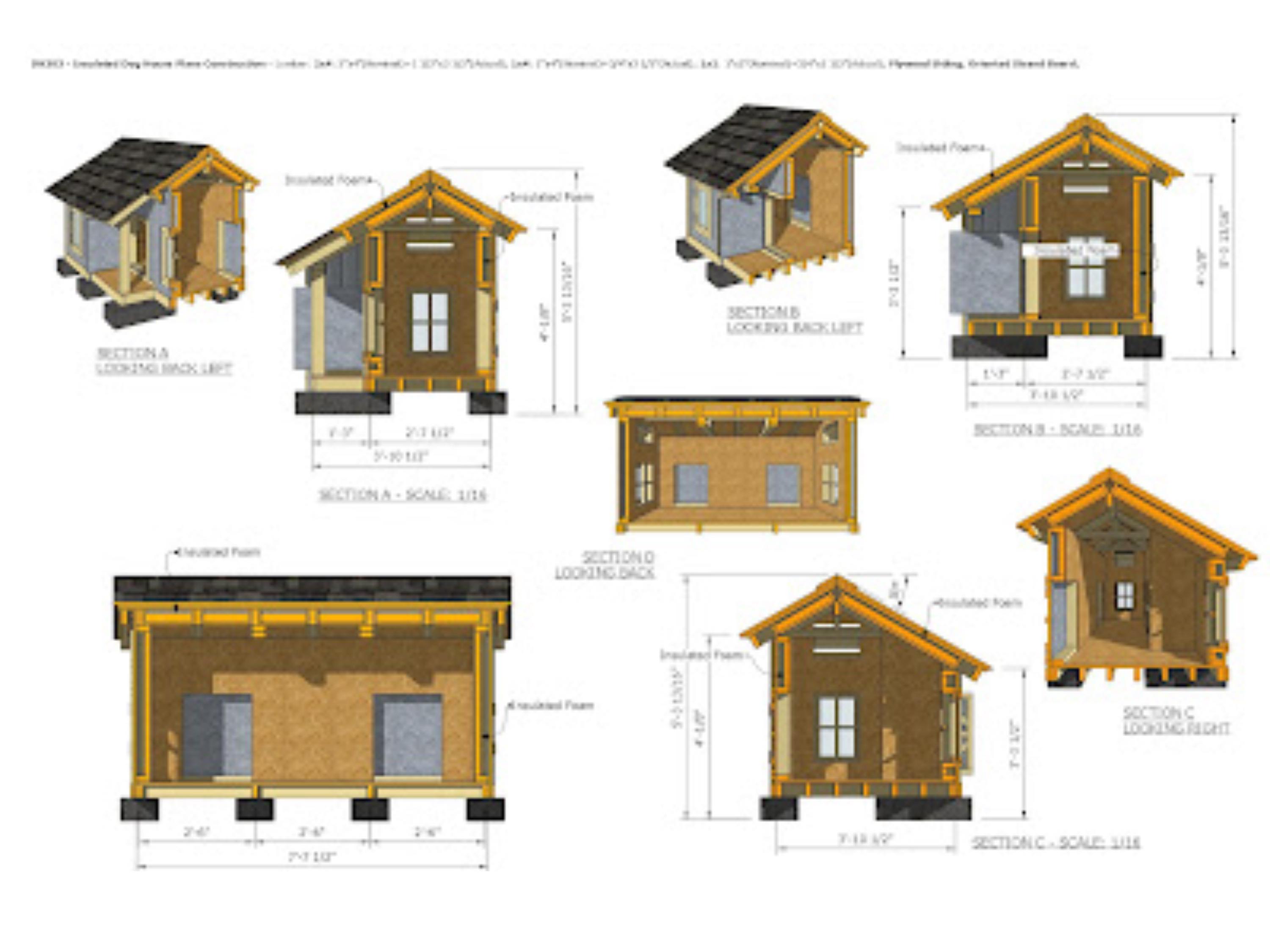DIY Doghouse Blueprints With Step by Step Video Build Plans - DIY