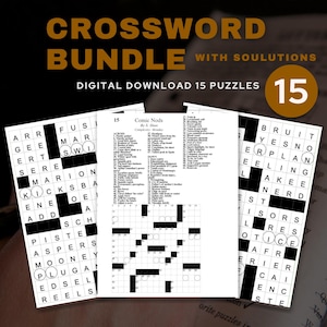 15 Crossword Puzzles Adult - mind bender template, brain teasers puzzles games, acrostic word puzzle, cross word puzzles, memory puzzles