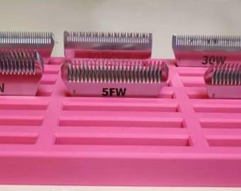 Personalized Wide Blade Tray | Clipper Tray | Holds 21