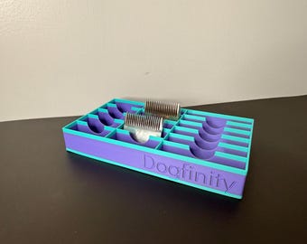 Personalized Dog Grooming Blade Tray / Clipper Tray | Standard & Wide Slots | Fits KOBALT MINI