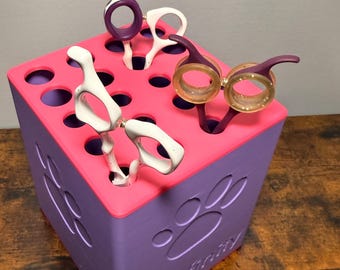 Personalized Dog Grooming Scissor Holder— Up to 20 pairs, organizer