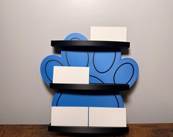 Wall Mounted Dog Grooming Business Card Holder | Holds 6 Sets