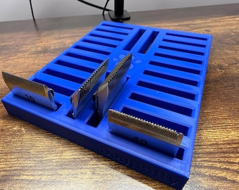 Personalized Dog Grooming Blade Tray / Clipper Tray | Wide Slots