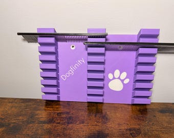 Wall Mounted Dog Grooming Comb Holder | up to 16