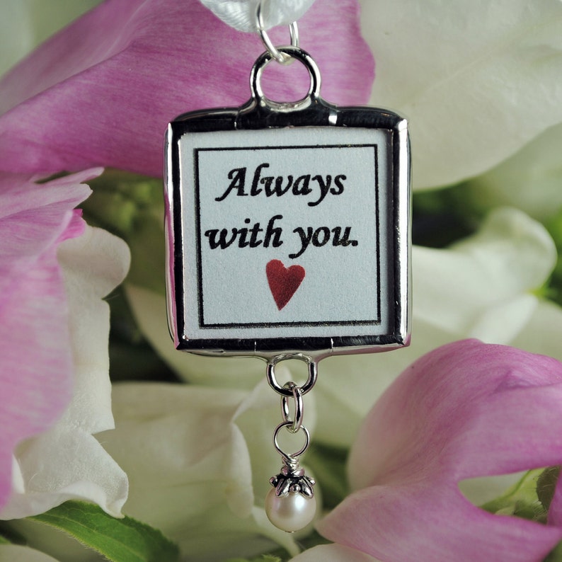 Floral Bouquet Wedding Bouquet Charm Bridal Bouquet Wedding Photo Pendant