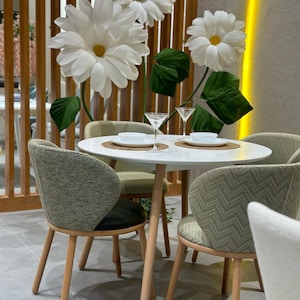 Riesige Blume, handgemachte riesige Papierblume, Wohnkultur, Hochzeits- und Partydekoration, Geschenk, übergroße Blumen, Organzablumen-Dekor
