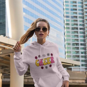 Cheerleading Soft Fleece Hoodie: Cheer Team Apparel, Cheerleader Gift