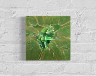 Adenoma, acrylic on canvas, 10x10”