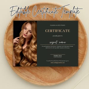 Editable Certificate Template for Canva – Printable Award Certificate for Students, Employees, Events, Instant Download PDF for Any Occasion
