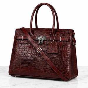 Western Shoulder Bag Handmade Embossed Classic Structured for Women – Office, Laptop & Everyday