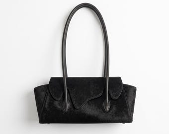 Cowhide Handbag Leather Tote Bags Hair On Hide Purse Western Rodeo Pony Hair Bag