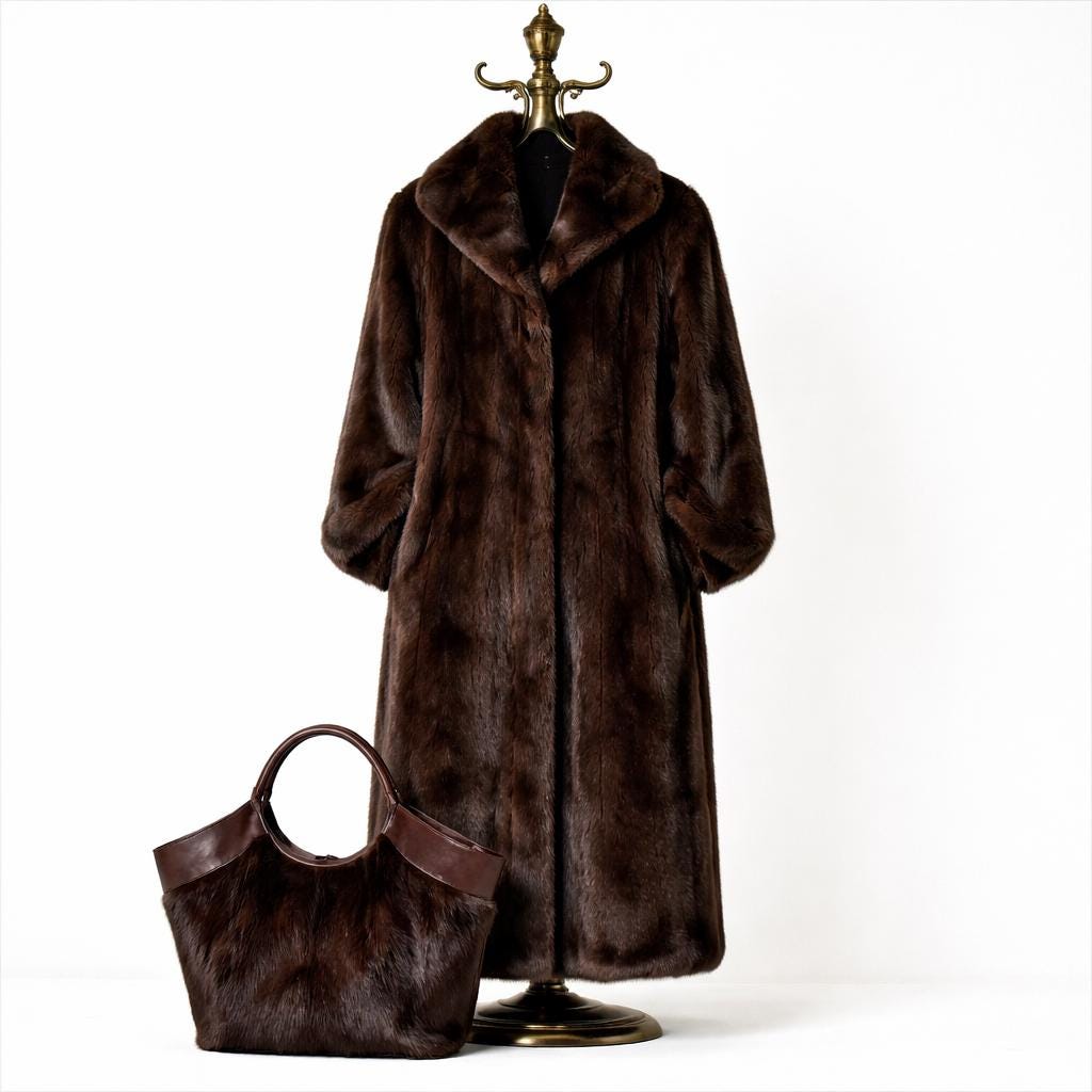 Sheared Mink Coat - Etsy Canada