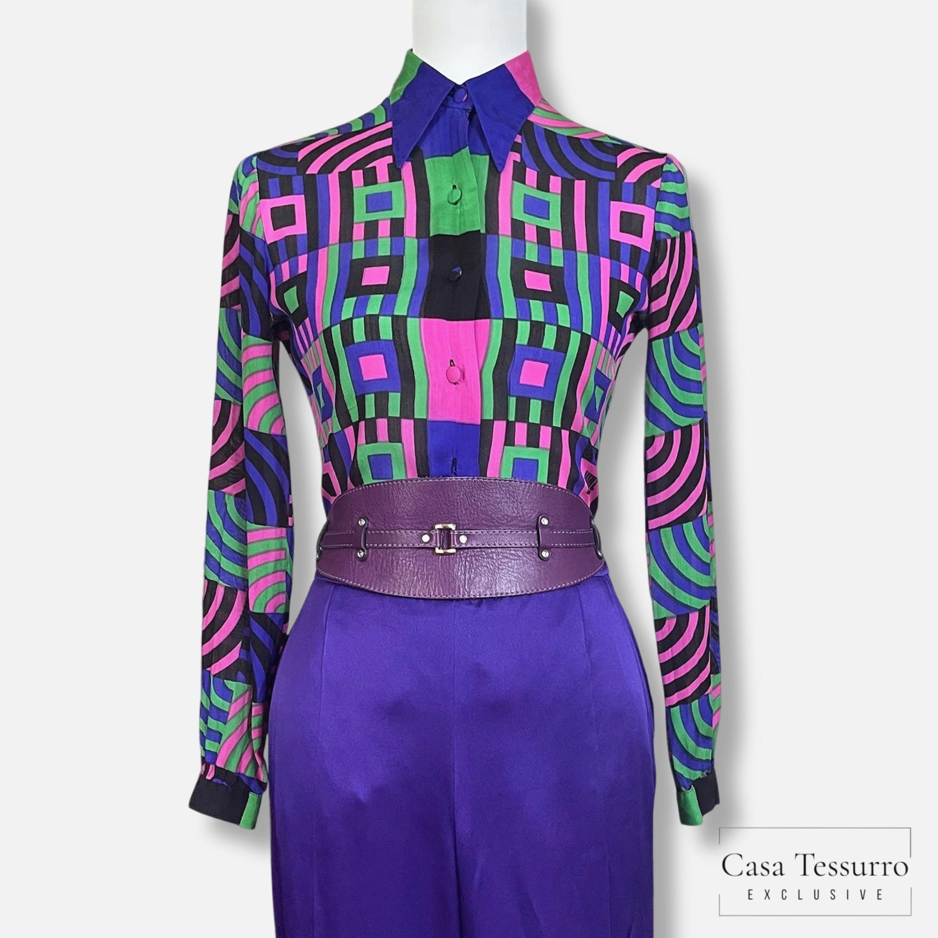 Lanvin 70s Blouse - Etsy Canada