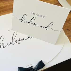 Bridesmaids Proposal Boxes White Wedding Party Gift Box