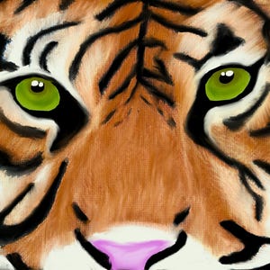 Tiger digitaler Kunstdruck