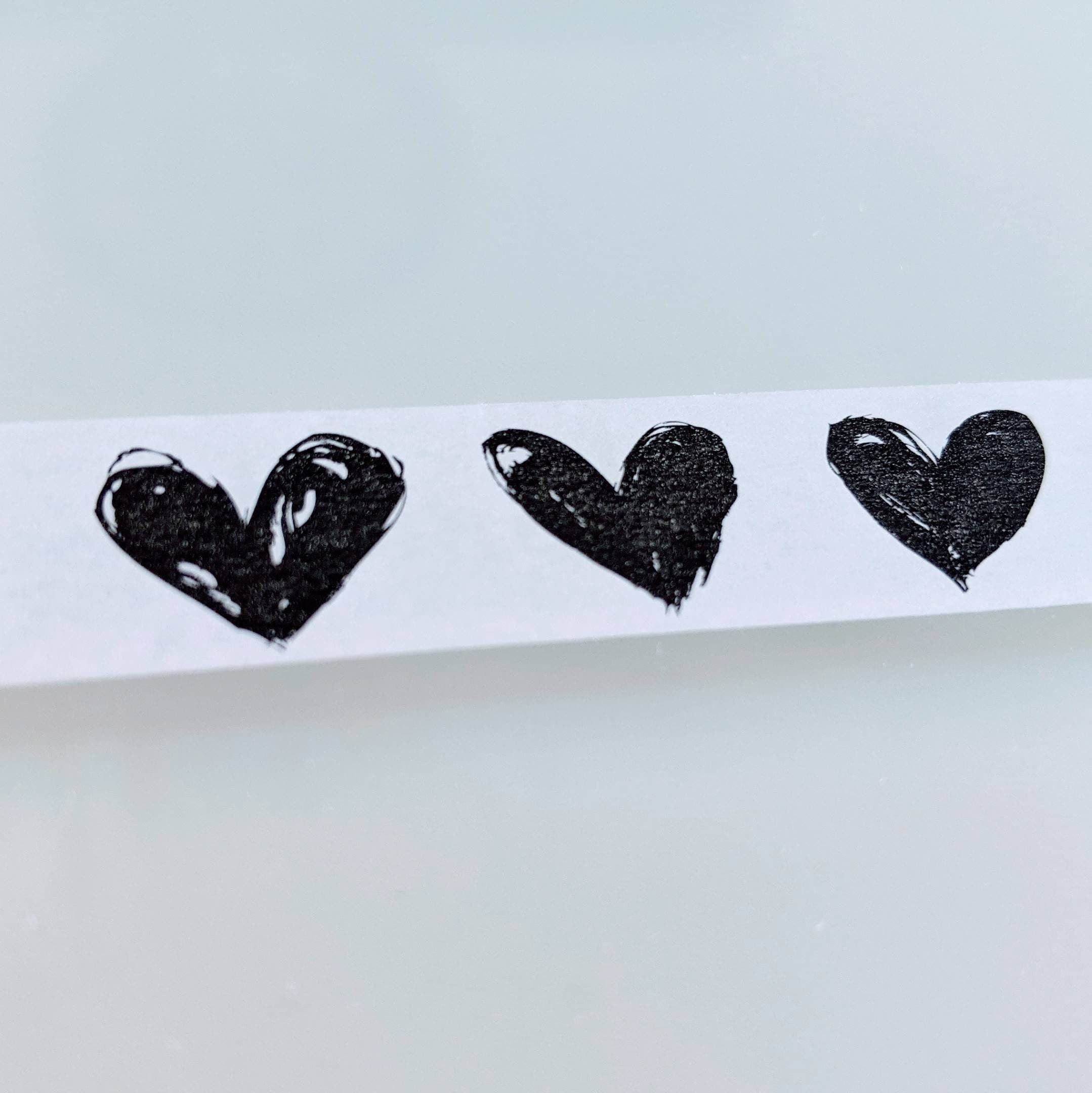 Cute Heart Washi Tape – Honey Bunch Lettering
