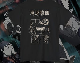 Tokyo Ghoul Inspired - Unisex Anime Tee - Made For Anime Lovers