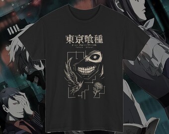 Tokyo Ghoul Inspired ( Front ) - Unisex Anime Tee - Only For Anime Lovers