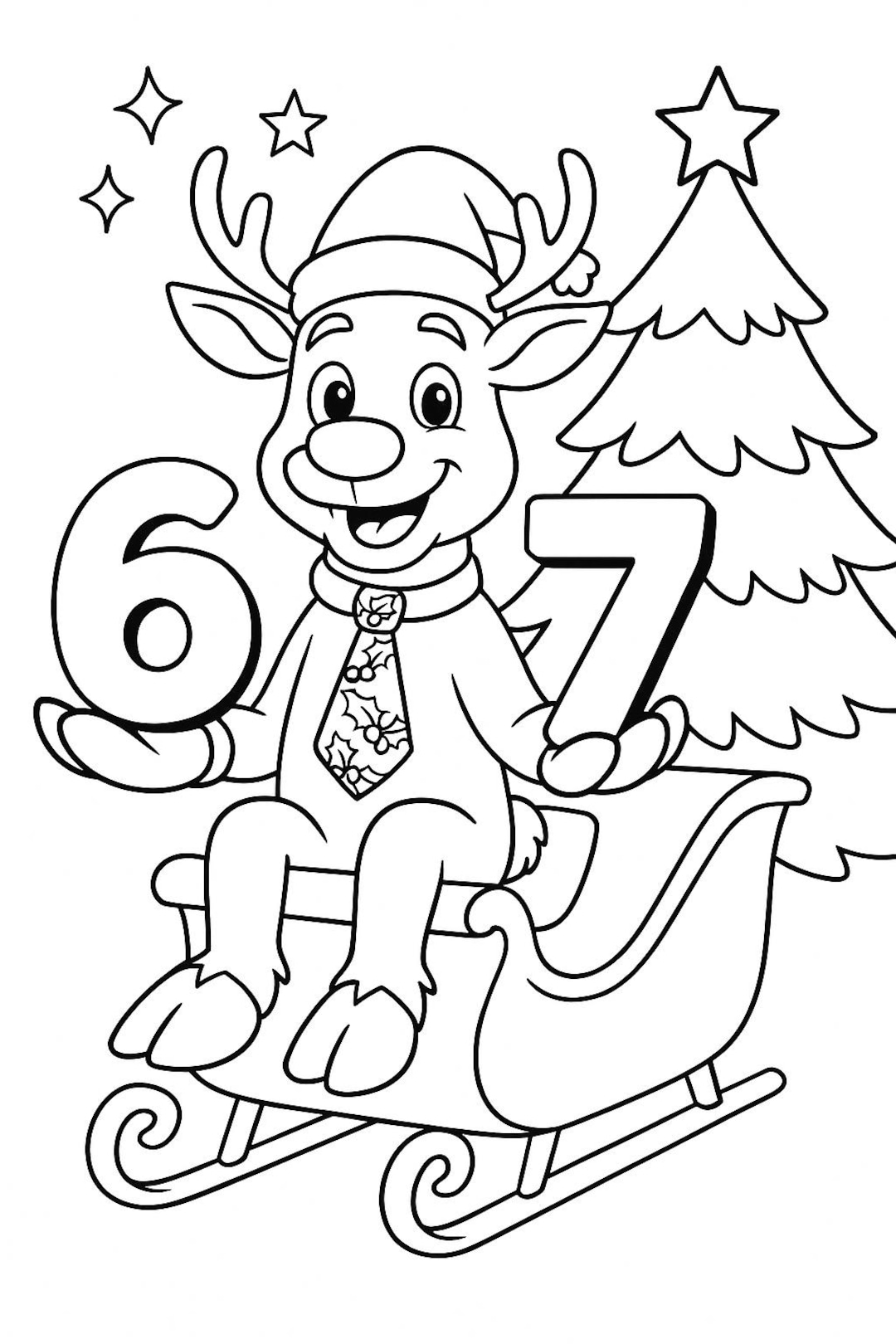 67 Coloring Page | Christmas Reindeer Meme Coloring Page | Printable ...