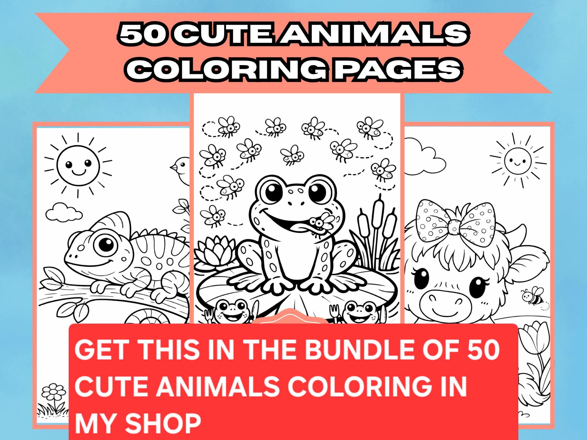Cute Ladybug Coloring Page for Kids – Kawaii Spring Garden Printable A4 ...