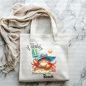 Wenn Crabby Bitte Kehre zum Strand PNG zurück | Crabby T-shirt | Süßer Crap Png | Sommer Humor Png | Strand-Shirt Design | Kehre zum Strand zurück | Krabbe T-shirt